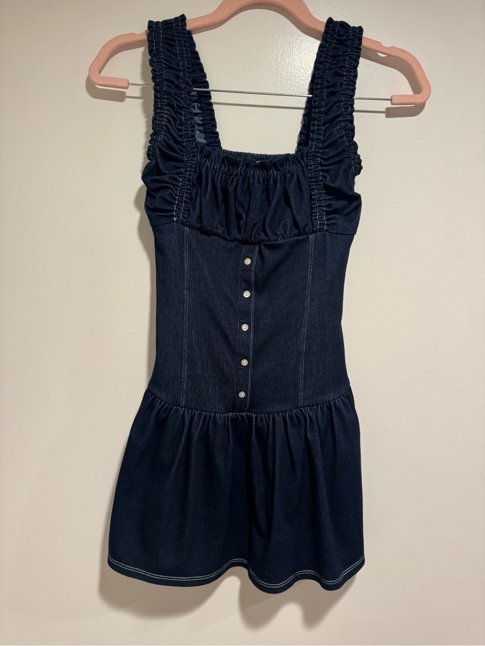 Frankie's Bikinis Christa Denim Mini Dress